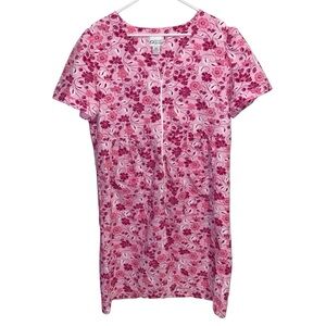 Cozee Corner House Patio Dress Womens Large Floral Retro Pockets Leisure Lounge